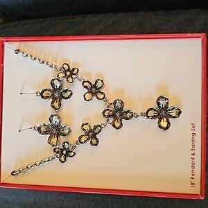 Necklace and earring set